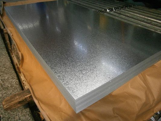 Sơn kẽm 30G/M2-600G/M2 Hot Dip Galvanized Flat Sheet Metal With Lacquer